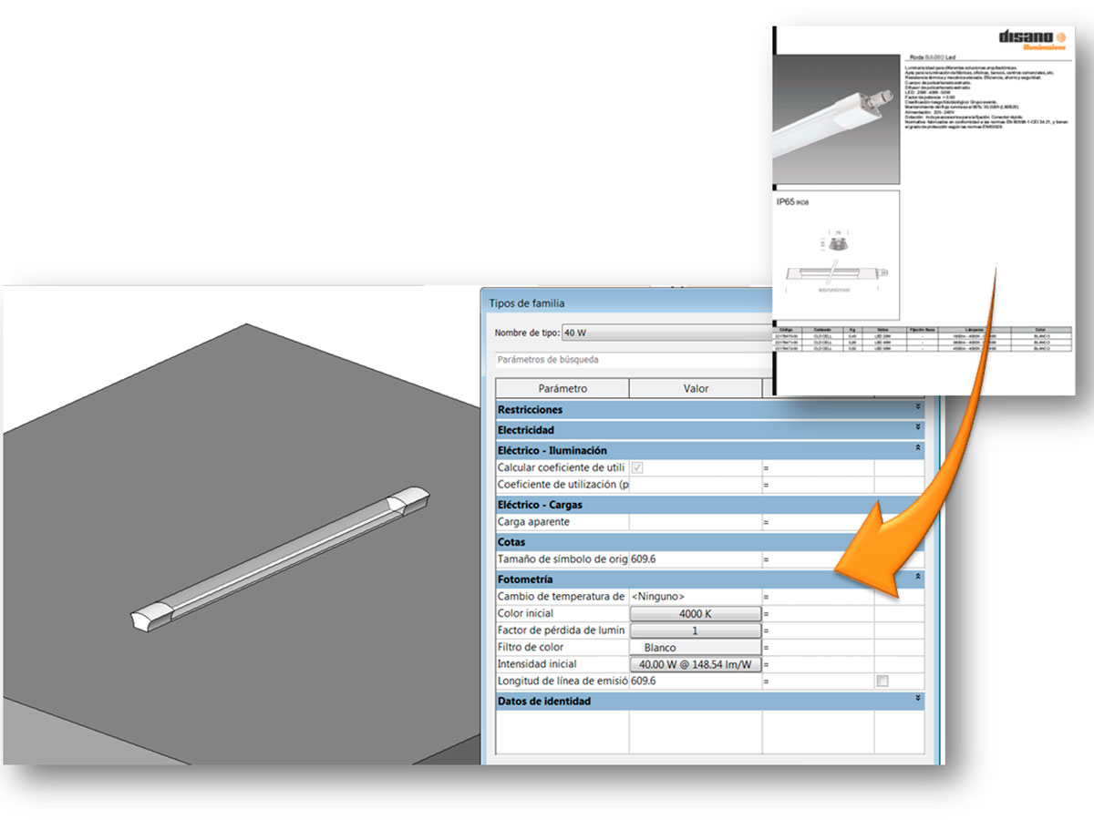 bim - inventario luminarias | BIM ESCANER