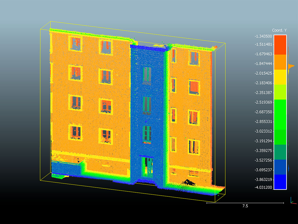 lser 3D - nube de puntos - fachadas | BIM ESCANER